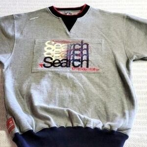Akademiks Logo & Graphic Sz M Accented Neck & Sleeve Pocketed Sslv Sweatshirt